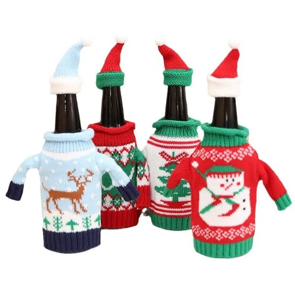 Knitted Wine Bottle Sleeve