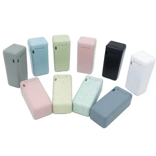 Silicone Foldable Portable Straws with Case