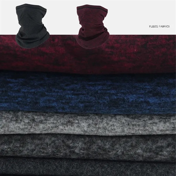 Winter fleece soft warm outdoor thickened mask neck scarf