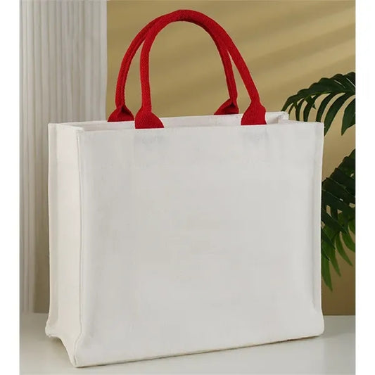 Canvas Market Street Tote-14 " x 6 "