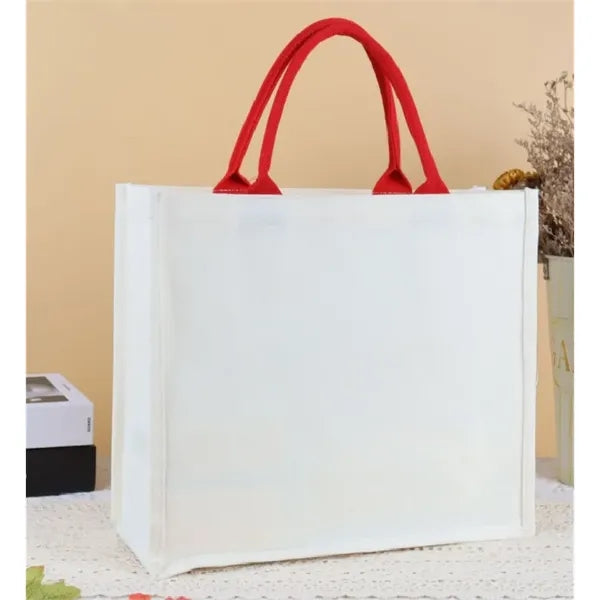 Canvas Market Street Tote-14 " x 6 "