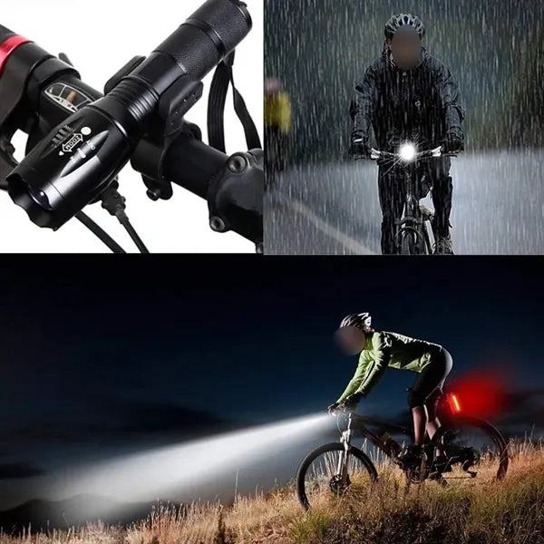 Outdoor extremely bright long life LED lighting flashlight