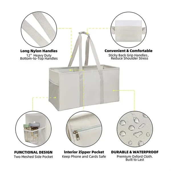 Large Capacity Picnic Shopping Tote Bag