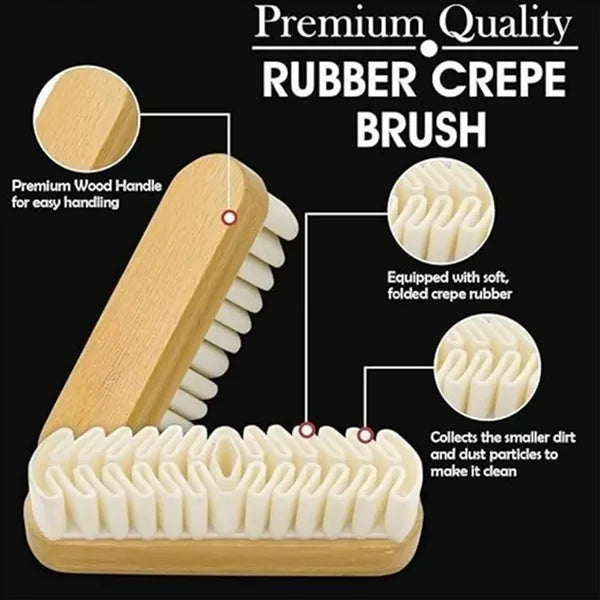 Magic Wood Silicone Brush Suede Shoe