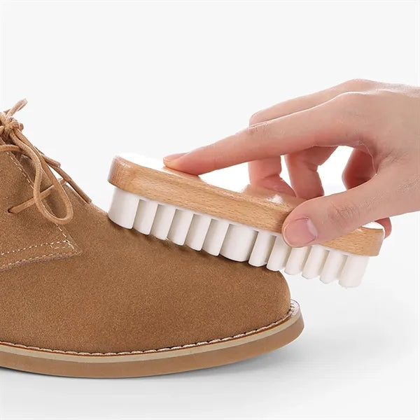 Magic Wood Silicone Brush Suede Shoe