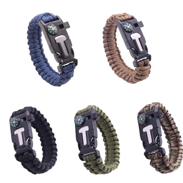 5 in 1 Multifunctional Survival Paracord Bracelet