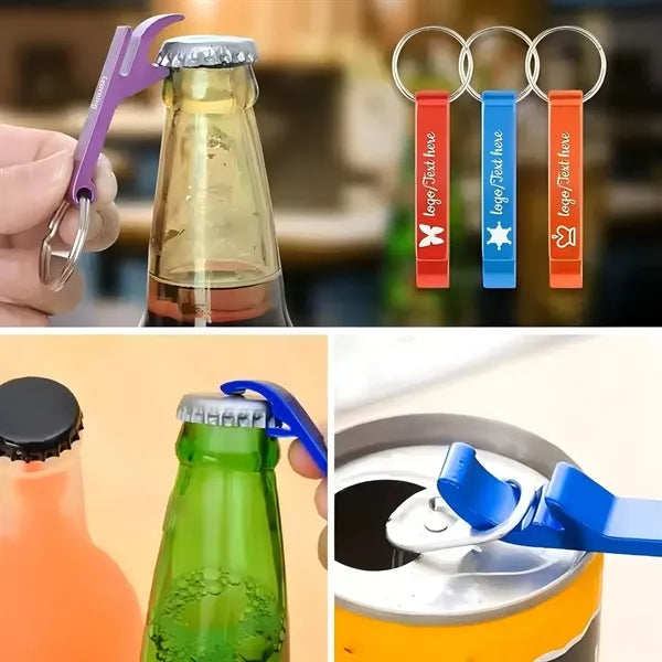 Creative Beer Metal Bottle Opener Keychain