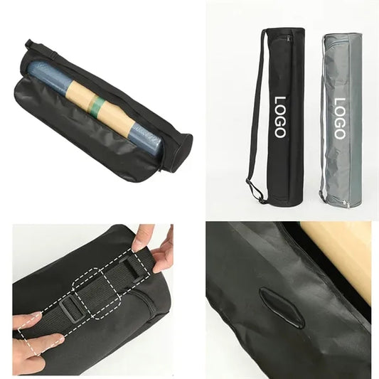 28" Oxford Fabric Yoga Mat w/Adjustable Strap Carrying Bag