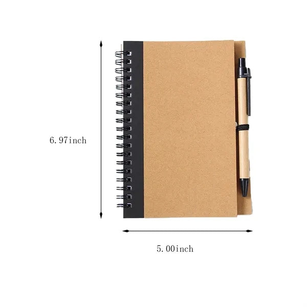 Portable multi-purpose 360-degree flip coil notebook