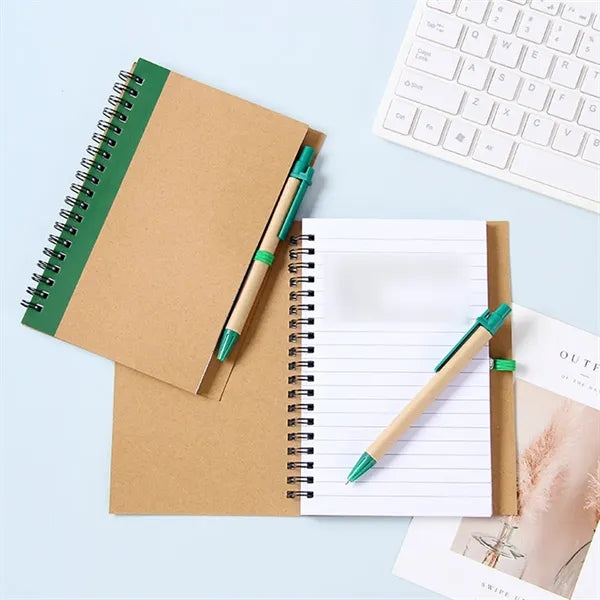 Portable multi-purpose 360-degree flip coil notebook