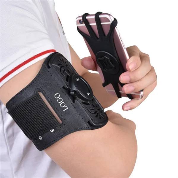 Detachable 360-Degree Rotating Armband for Outdoor Sports
