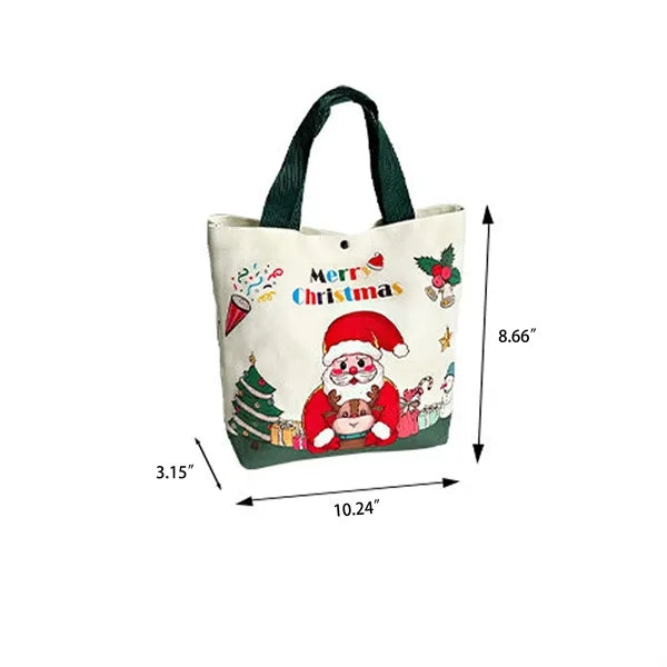 Christmas Themed Tote Gift Bags