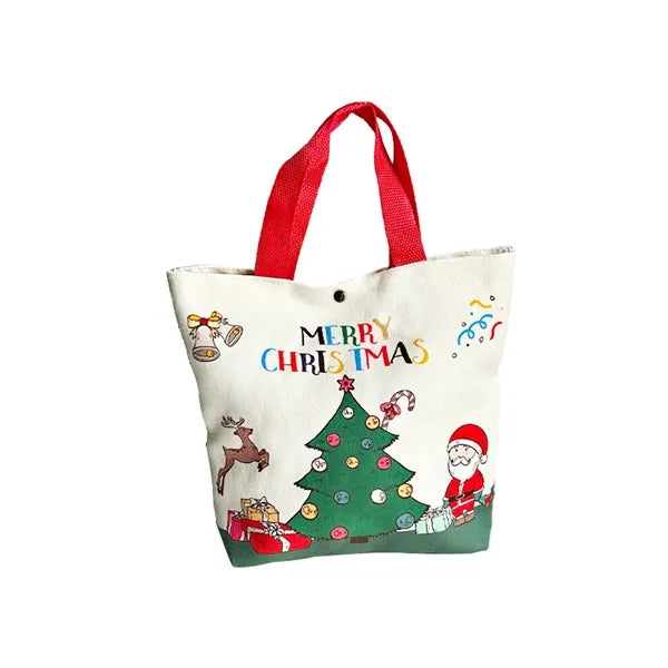 Christmas Themed Tote Gift Bags