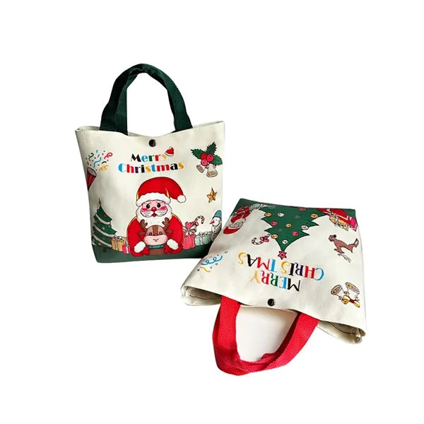 Christmas Themed Tote Gift Bags