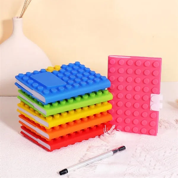 A6 Silicone Building Block Notebook