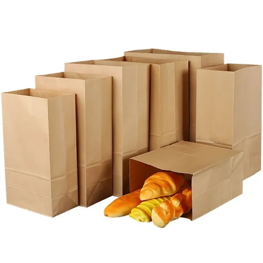 Greaseproof Takeaway Food Packing Paper Bag
