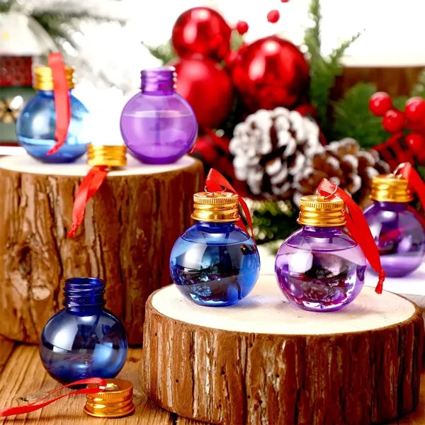 Christmas Drink Balls Cup Ornament Plastic Bottle Bulb