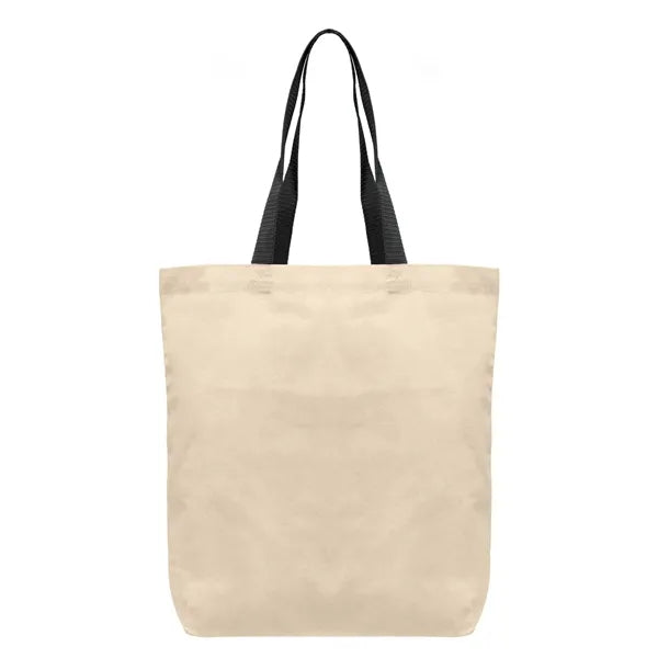 Tonga - 5 oz. Natural Cotton Tote w/ Color Straps