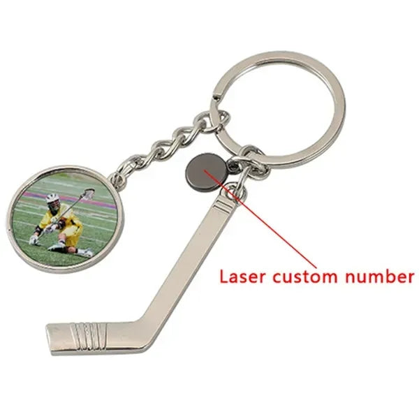 Hockey keychain