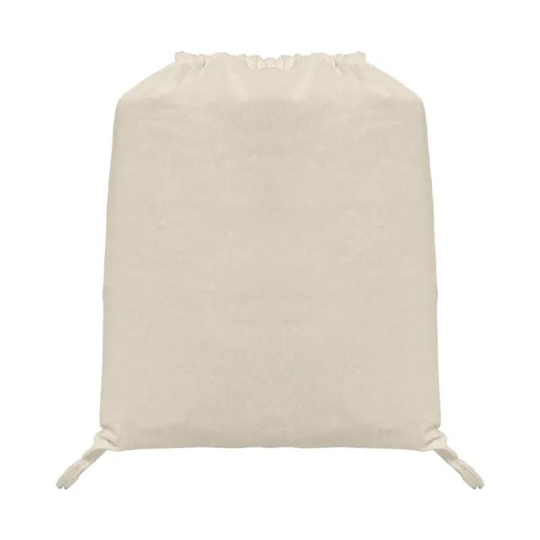 Java - 5 oz. Cotton Drawstring Backpack - Heat Transfer