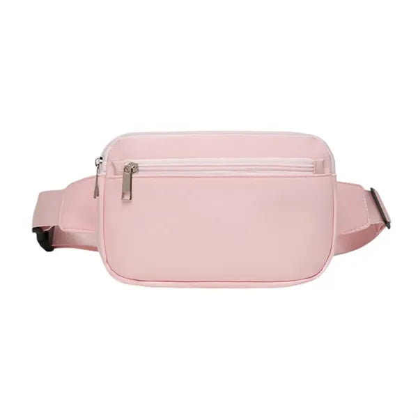 Cross Body Zipper Belt Bag