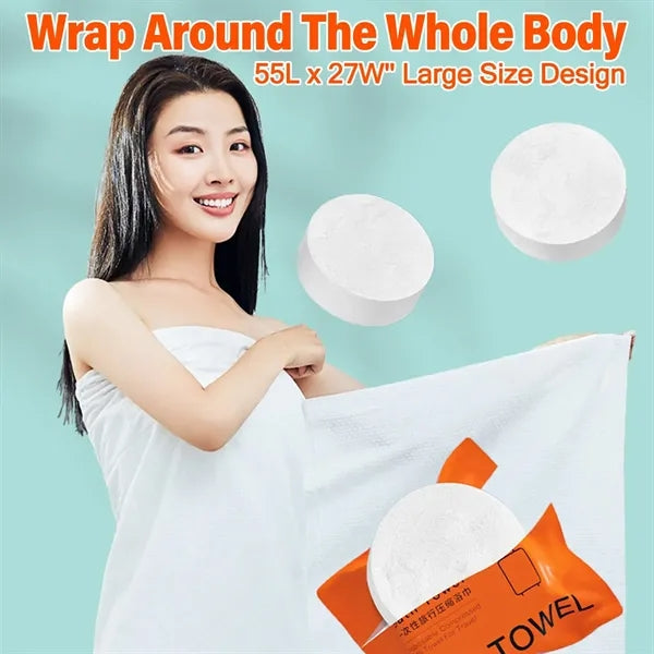 Portable Compressed Bath Towel