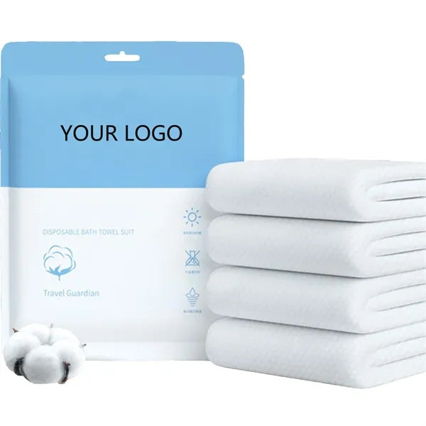 Disposable Cotton Bath Towels 55 x 27"