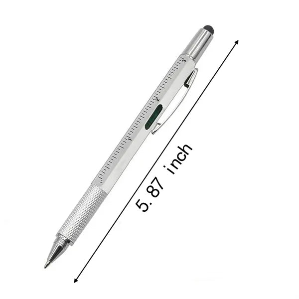 6 in 1 Multifunction Tool With Ballpoint Pen