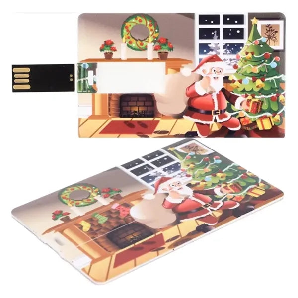Christmas Gift Credit Card USB Flash Drive 32GB