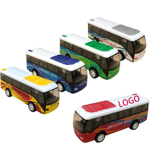 Alloy Similar Bus Model Car Brain Toy Bag Kids
