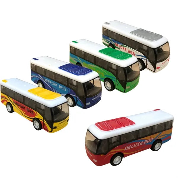 Alloy Similar Bus Model Car Brain Toy Bag Kids