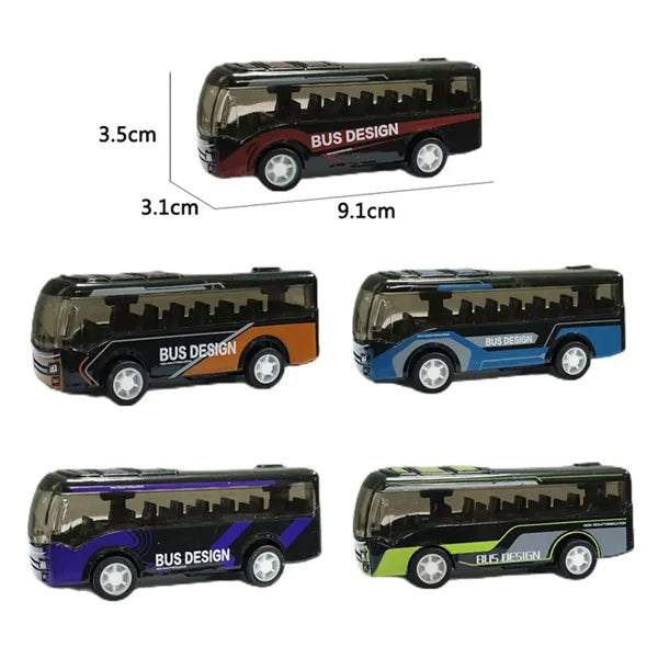 Alloy Similar Bus Model Car Brain Toy Bag Kids