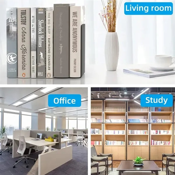 L-Shaped Bookcase And Desk Organizer