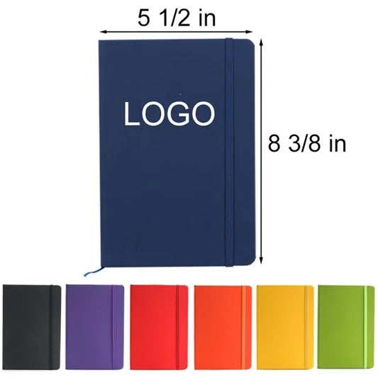 A5 Hardcover Notebook With AN Elastic Strap