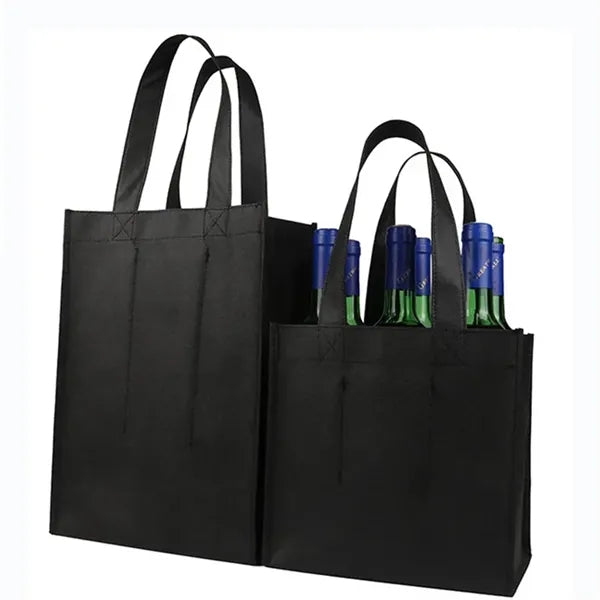 Non-woven Wine Carrier Tote with 6 Compartments