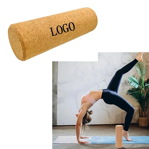 Muscle Myofascial Release Roller Cork Yoga Pillar Colum