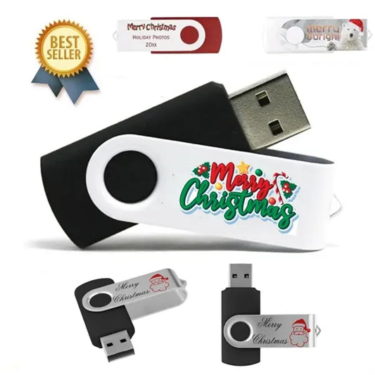 Christmas Gift Twister / Swivel USB Flash Drive 32GB
