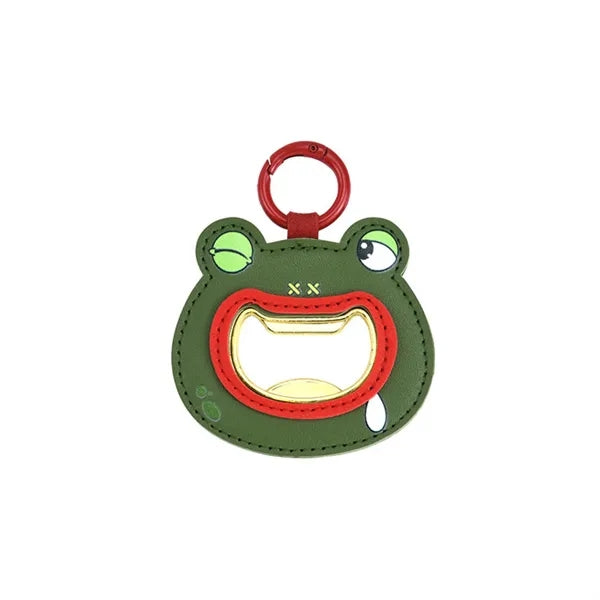 PU Leather Bottle Opener Keychain