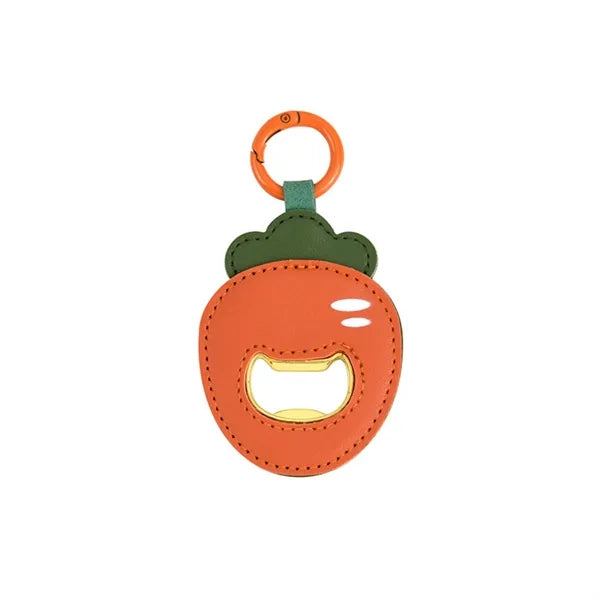 PU Leather Bottle Opener Keychain