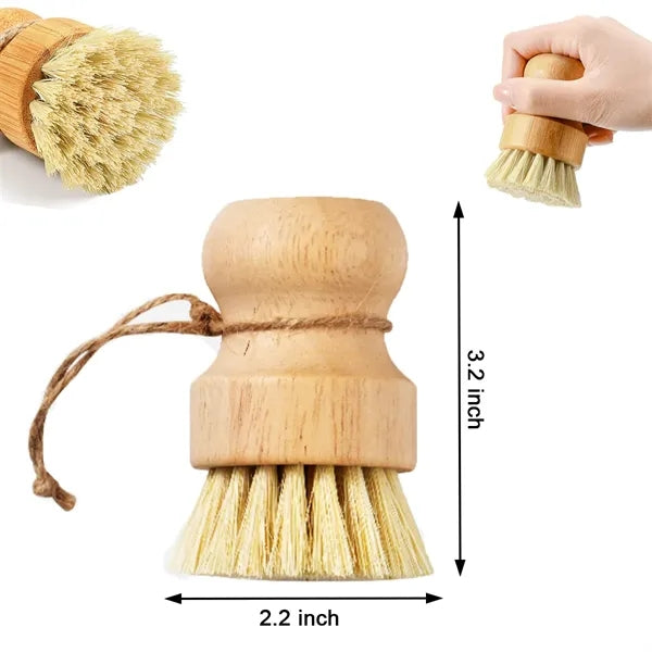 Bamboo Dish Scrub Brush