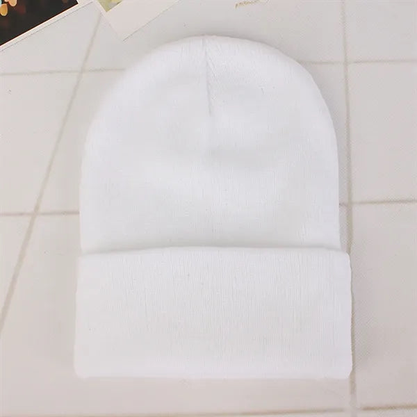 Autumn Winter Fluorescent Knitted Hat