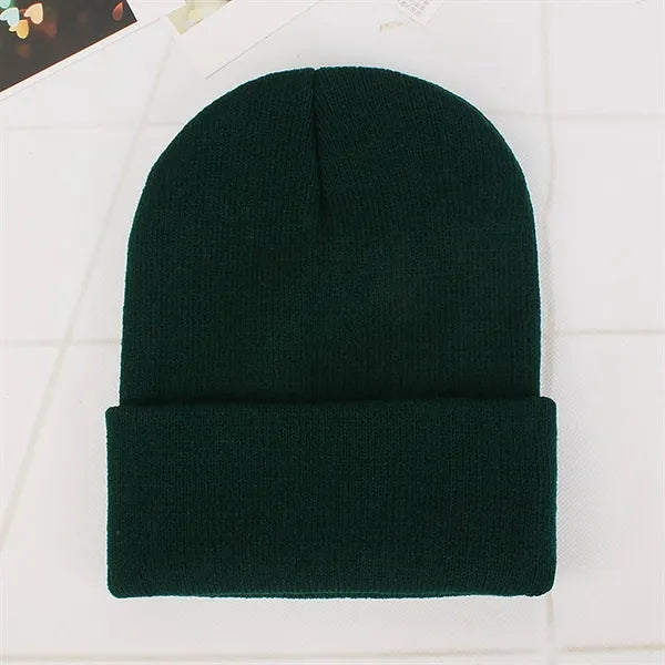 Autumn Winter Fluorescent Knitted Hat
