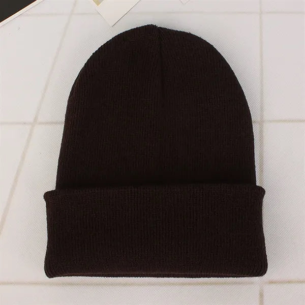 Autumn Winter Fluorescent Knitted Hat