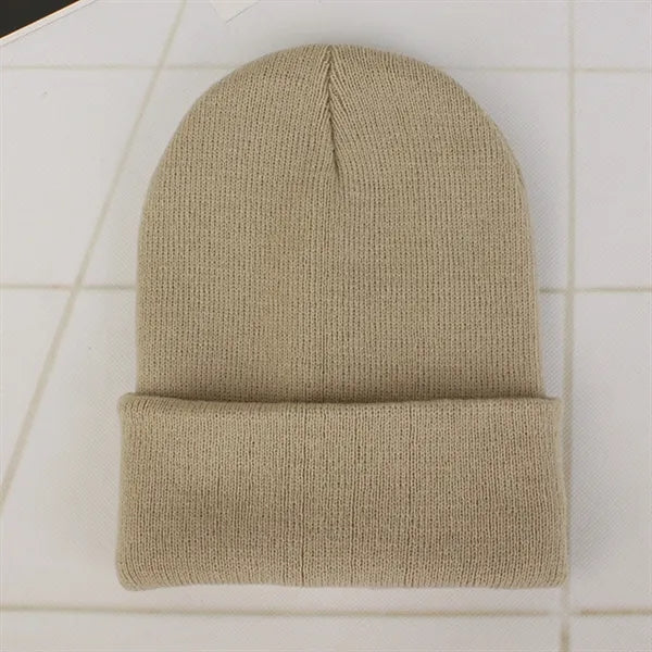 Autumn Winter Fluorescent Knitted Hat