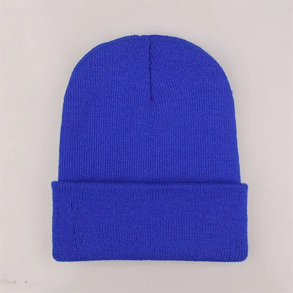 Autumn Winter Fluorescent Knitted Hat