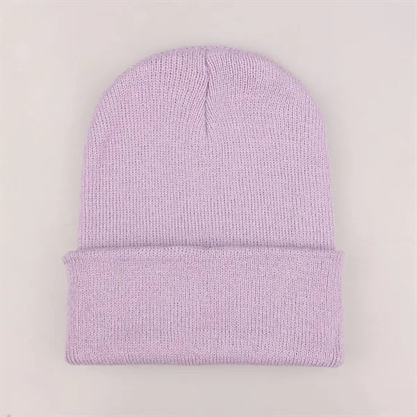 Autumn Winter Fluorescent Knitted Hat