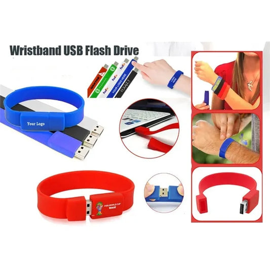 Free Shipping 32GB Wristband USB Flash Drive