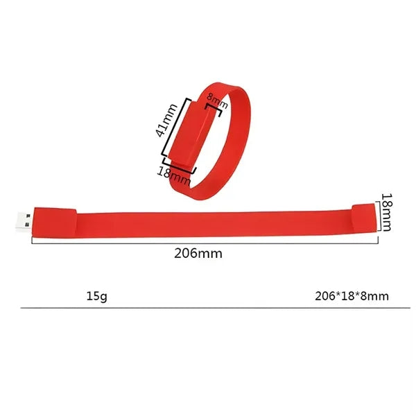 Free Shipping 32GB Wristband USB Flash Drive