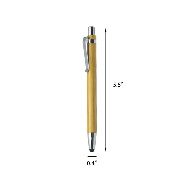 Bamboo Wood Ballpoint Pen Stylus