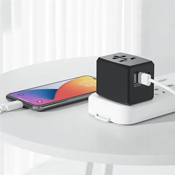 2USB Ports And 2 Type C PD 20W International Wall Charger